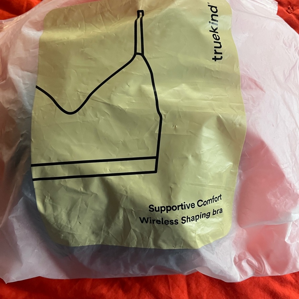 truekind Supportive Comfort Wireless Shaping Bra - Black-2xl, NWT